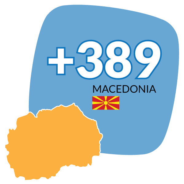 Macedonia virtual phone numbers